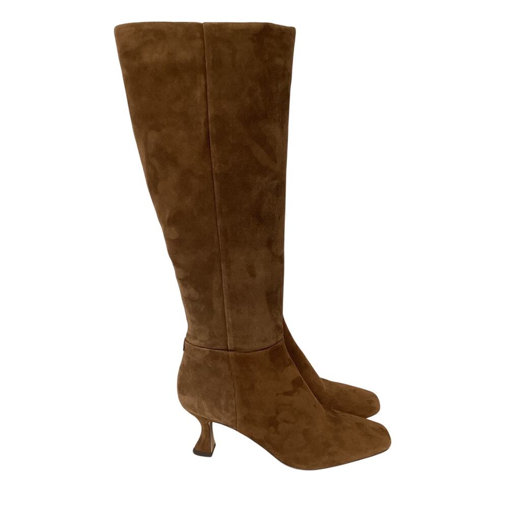 Sam Edelman Suede Toasted Coconut Leigh Boots Size 8.5 - Picture 2 of 5
